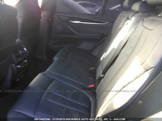 5UXKS4C52F0N12416 - 2015 BMW X5 XDRIVE35D WHITE photo 8