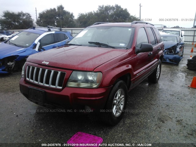 1J4GX48S34C222196 - 2004 JEEP GRAND CHEROKEE LAREDO/COLUMBIA/FREEDOM 红色 照片 2