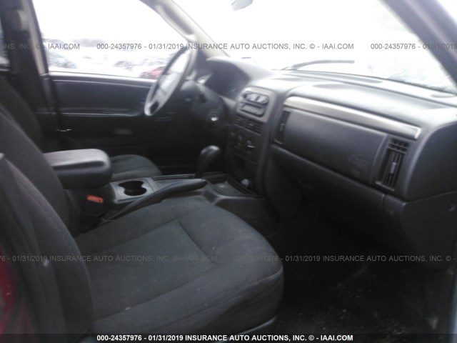 1J4GX48S34C222196 - 2004 JEEP GRAND CHEROKEE LAREDO/COLUMBIA/FREEDOM 红色 照片 5