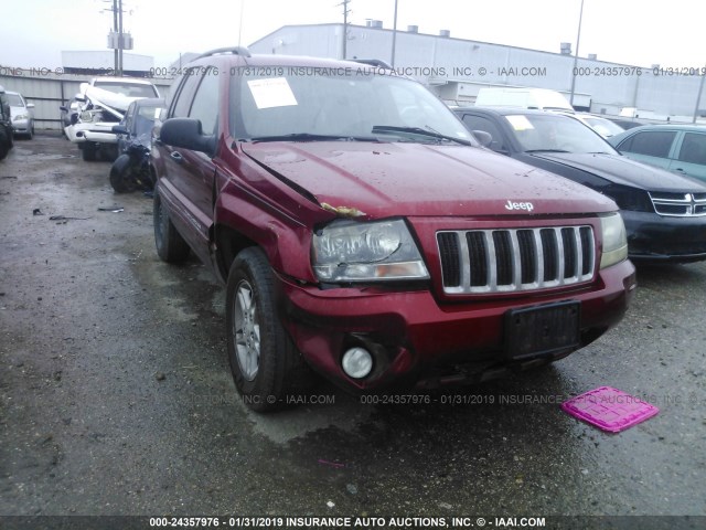 1J4GX48S34C222196 - 2004 JEEP GRAND CHEROKEE LAREDO/COLUMBIA/FREEDOM 红色 照片 6