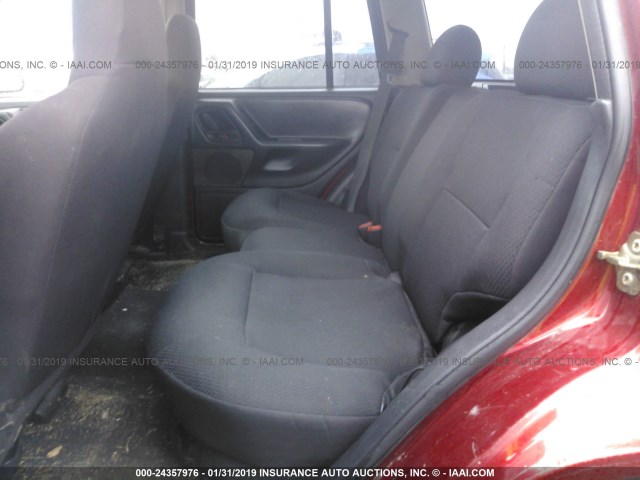 1J4GX48S34C222196 - 2004 JEEP GRAND CHEROKEE LAREDO/COLUMBIA/FREEDOM 红色 照片 8