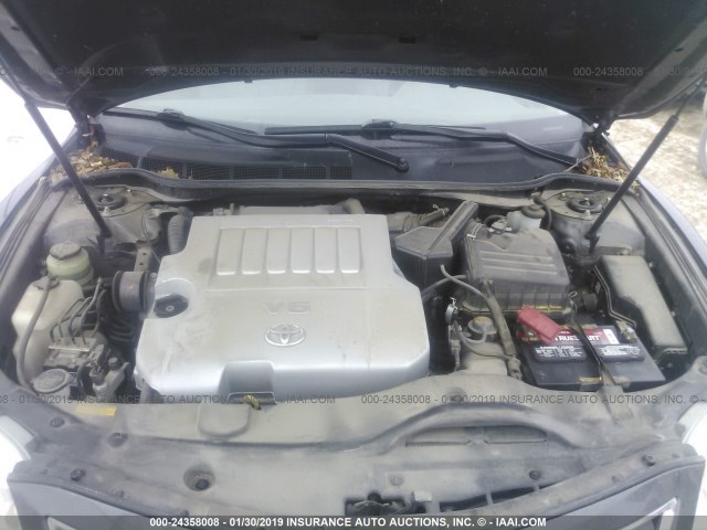 4T1BK3EK3BU119344 - 2011 TOYOTA CAMRY SE/LE/XLE GRAY photo 10