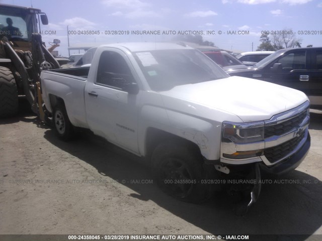 1GCNCNEH4GZ119460 - 2016 CHEVROLET SILVERADO C1500/C1500  LS WHITE photo 1