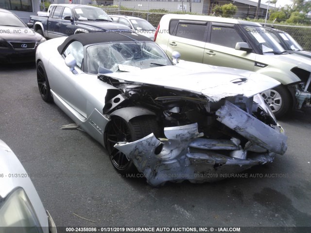 1B3JZ65ZX5V500120 - 2005 DODGE VIPER SRT-10 SILVER photo 1