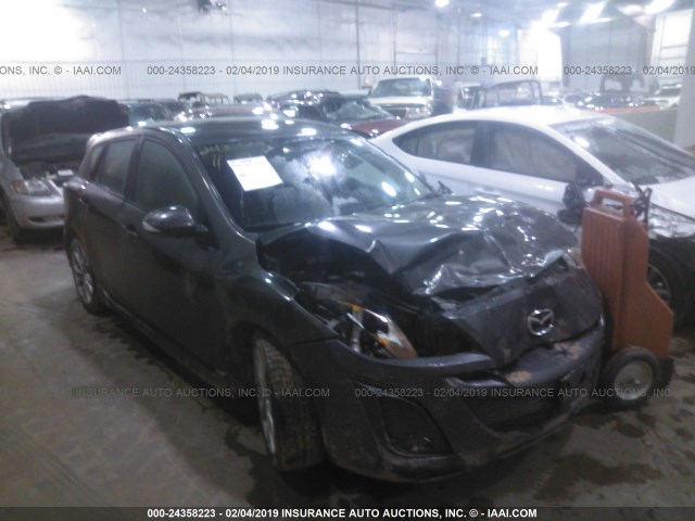 JM1BL1H66A1138684 - 2010 MAZDA 3 S GRAY photo 1