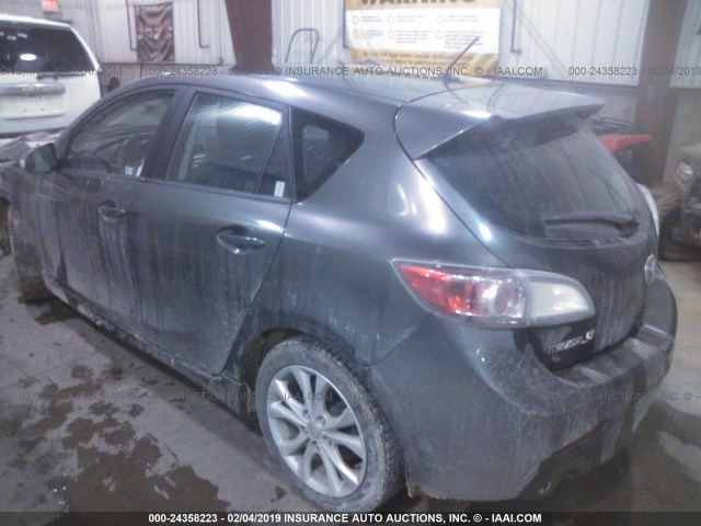 JM1BL1H66A1138684 - 2010 MAZDA 3 S GRAY photo 3