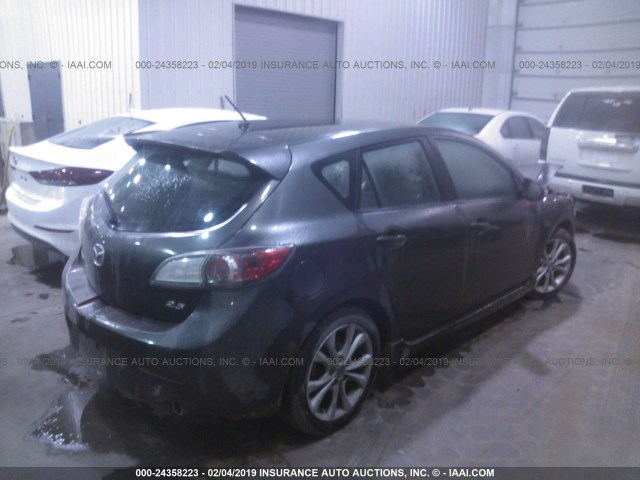 JM1BL1H66A1138684 - 2010 MAZDA 3 S GRAY photo 4