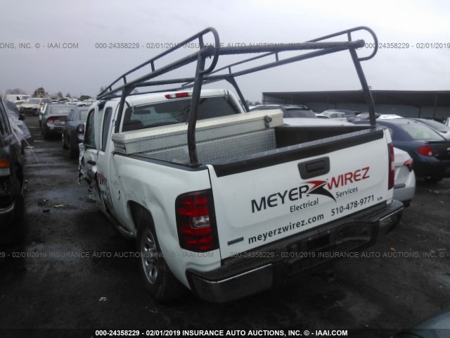 1GCRCPEA3CZ165131 - 2012 CHEVROLET SILVERADO C1500 WHITE photo 3