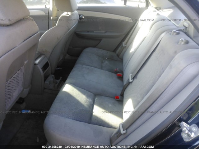 1G1ZB5E09CF317406 - 2012 CHEVROLET MALIBU LS ლურჯი ფოტო 8