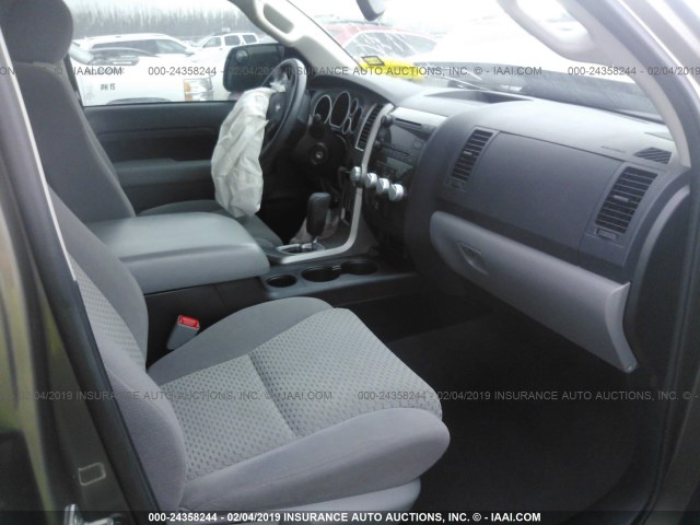 5TFRM5F19DX066990 - 2013 TOYOTA TUNDRA DOUBLE CAB SR5 GRAY photo 5