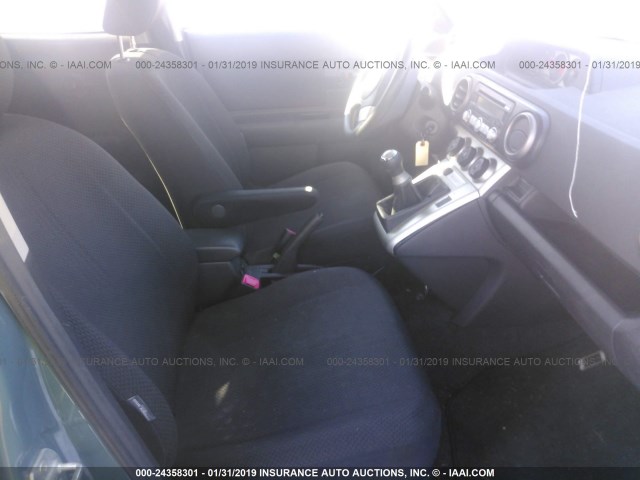 JTLKE50E291071215 - 2009 TOYOTA SCION XB TURQUOISE photo 5