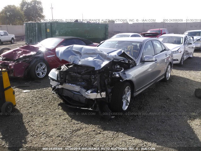 WDDGF4HB5EA945575 - 2014 MERCEDES-BENZ C 250 GRAY photo 2