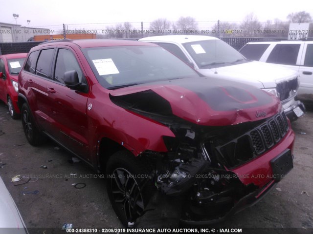 1C4RJFLG9JC167084 - 2018 JEEP GRAND CHEROKEE TRAILHAWK RED photo 1