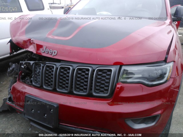 1C4RJFLG9JC167084 - 2018 JEEP GRAND CHEROKEE TRAILHAWK RED photo 10