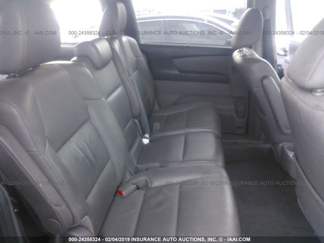 5FNRL5H61EB068126 - 2014 HONDA ODYSSEY EXL GRAY photo 8