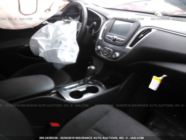 1G1ZB5ST7HF241240 - 2017 CHEVROLET MALIBU LS Dark Blue photo 5