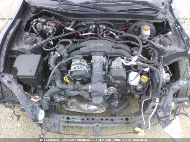 JF1ZNAA1XD2713591 - 2013 TOYOTA SCION FR-S BLACK photo 10