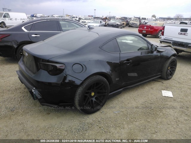 JF1ZNAA1XD2713591 - 2013 TOYOTA SCION FR-S BLACK photo 4