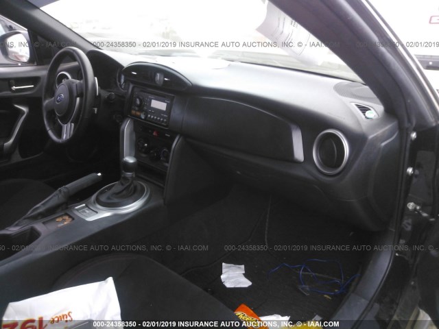 JF1ZNAA1XD2713591 - 2013 TOYOTA SCION FR-S BLACK photo 5