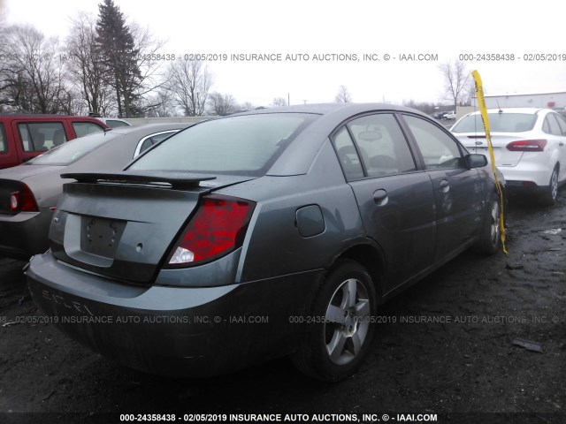 1G8AL55F66Z205469 - 2006 SATURN ION LEVEL 3 BLUE photo 4