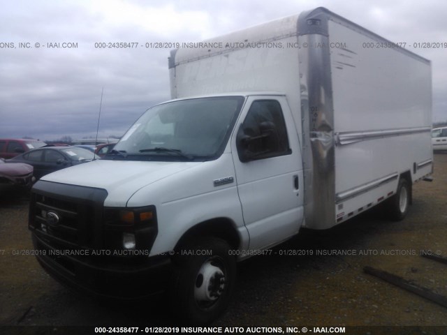 1FDWE3FS2GDC17506 - 2016 FORD ECONOLINE E350 SUPER DUTY CTWAY VAN WHITE photo 2