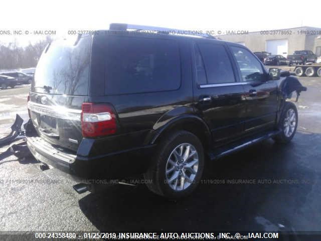 1FMJU2AT5HEA60766 - 2017 FORD EXPEDITION LIMITED BLACK photo 4