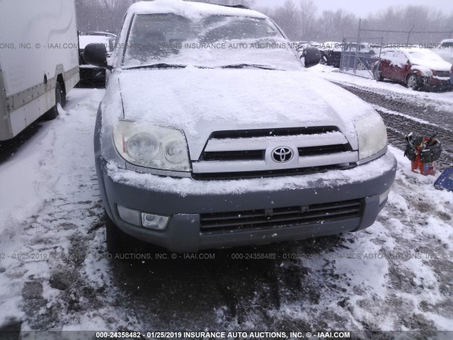 JTEBU14R130013299 - 2003 TOYOTA 4RUNNER SR5/SPORT SILVER photo 6