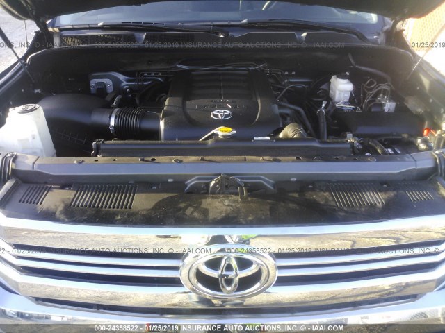 5TFUW5F16GX561799 - 2016 TOYOTA TUNDRA DOUBLE CAB SR/SR5 Pewter photo 10