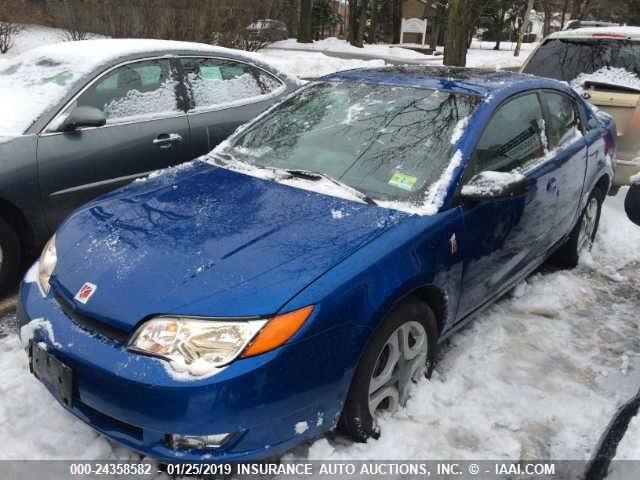 1G8AW12F84Z147687 - 2004 SATURN ION BLUE photo 2