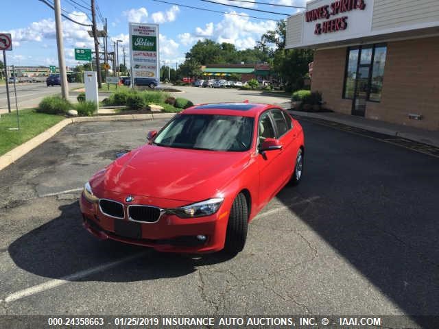 WBA3B1C50FK139740 - 2015 BMW 320 RED photo 2