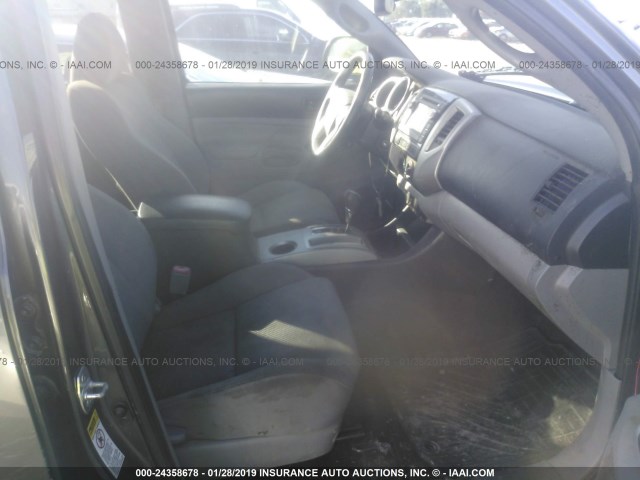 5TFJU4GN3CX024810 - 2012 TOYOTA TACOMA DOUBLE CAB PRERUNNER BLACK photo 5