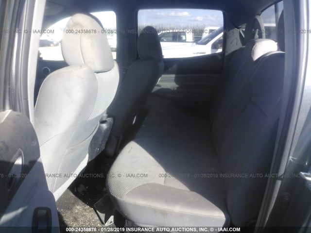 5TFJU4GN3CX024810 - 2012 TOYOTA TACOMA DOUBLE CAB PRERUNNER BLACK photo 8