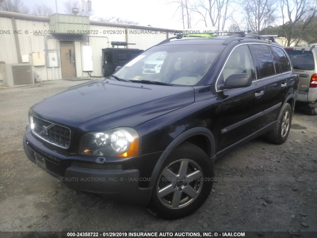 YV4CZ592361239871 - 2006 VOLVO XC90 BLUE photo 2