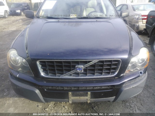 YV4CZ592361239871 - 2006 VOLVO XC90 BLUE photo 6