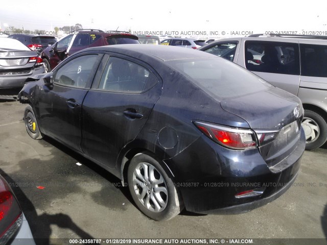 3MYDLBZV3GY146008 - 2016 TOYOTA SCION IA BLUE photo 3