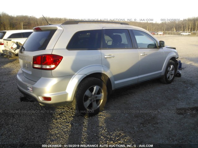 3D4PG1FG5BT562005 - 2011 DODGE JOURNEY MAINSTREET SILVER photo 4