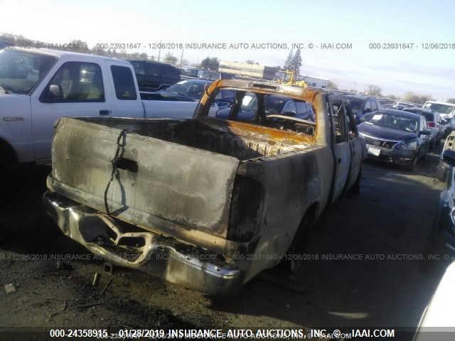 5TBDT44156S545628 - 2006 TOYOTA TUNDRA DOUBLE CAB SR5 BLACK photo 4