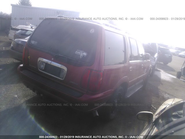 5LMPU28L4WLJ14614 - 1998 LINCOLN NAVIGATOR 红色 照片 4