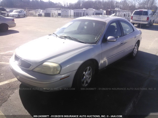 1MEFM55S01A618015 - 2001 MERCURY SABLE LS PREMIUM GRAY photo 2