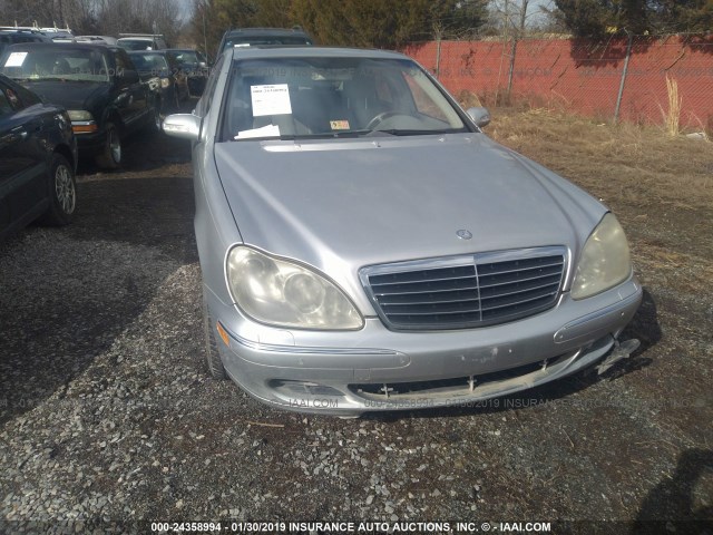 WDBNG84J24A393078 - 2004 MERCEDES-BENZ S SILVER photo 6