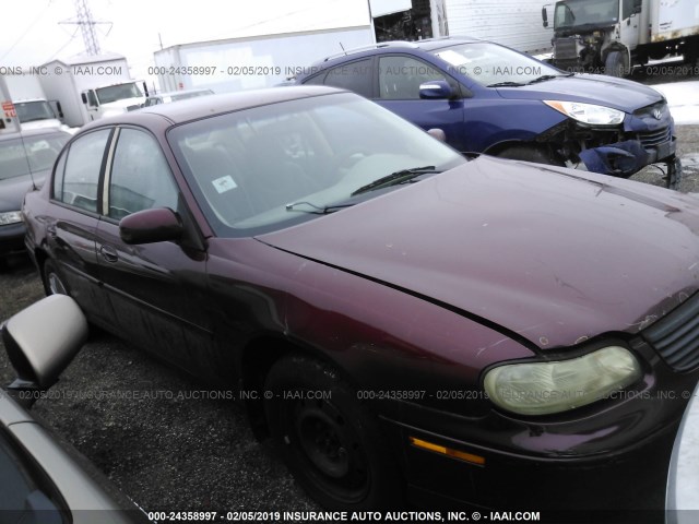 1G1NE52M1W6189177 - 1998 CHEVROLET MALIBU LS BURGUNDY photo 1
