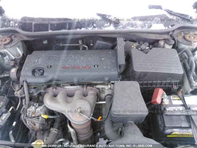 4T4BE46K18R046307 - 2008 TOYOTA CAMRY CE/LE/XLE/SE GREEN photo 10