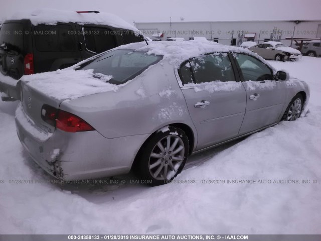 1G4HE57Y37U184197 - 2007 BUICK LUCERNE CXS SILVER photo 4