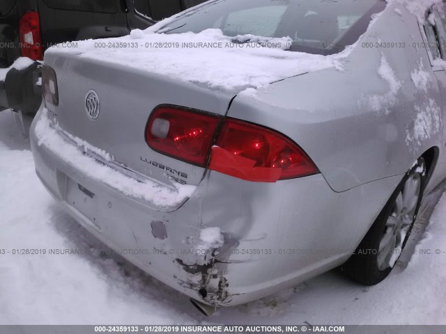 1G4HE57Y37U184197 - 2007 BUICK LUCERNE CXS SILVER photo 6