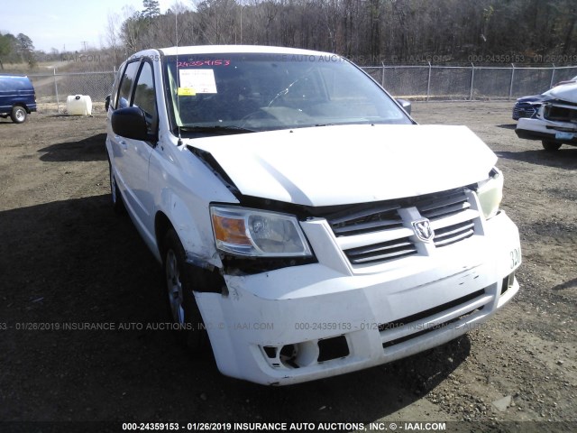 2D8HN44E79R636405 - 2009 DODGE GRAND CARAVAN SE WHITE photo 6