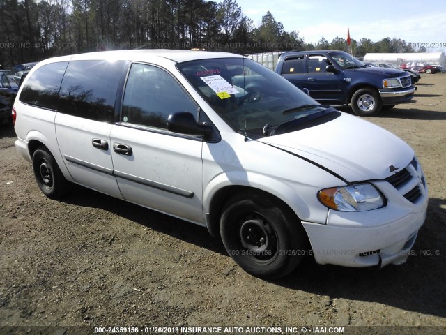 1D4GP24E36B649819 - 2006 DODGE GRAND CARAVAN SE WHITE photo 1