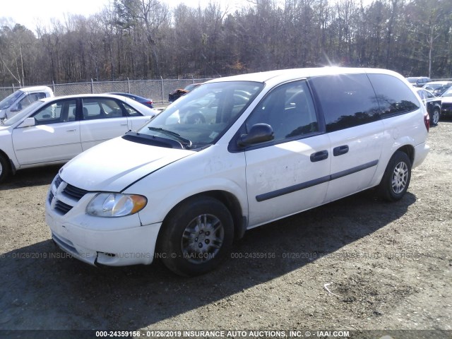 1D4GP24E36B649819 - 2006 DODGE GRAND CARAVAN SE WHITE photo 2