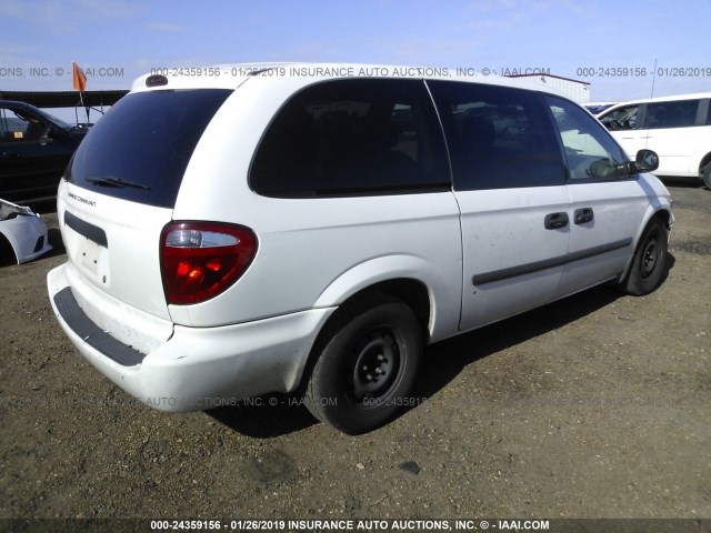 1D4GP24E36B649819 - 2006 DODGE GRAND CARAVAN SE WHITE photo 4