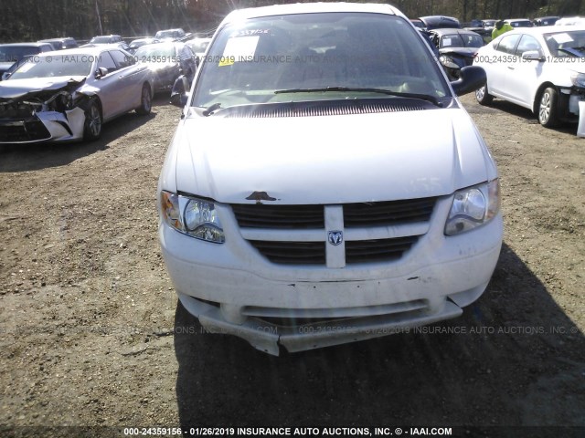 1D4GP24E36B649819 - 2006 DODGE GRAND CARAVAN SE WHITE photo 6