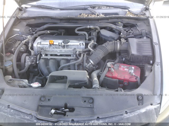 1HGCS12829A005077 - 2009 HONDA ACCORD EXL GRAY photo 10